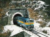 754.055 ŽSR, december 1995, Gelnický tunel v km 11,85-11.62, © Josef Čangel
