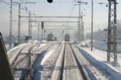 Vlaky a sneh; 14. 1. 2006 © Ing. Marian Šimo