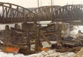 Demolícia starých mostov, 9.2.1997, © Peter Bado