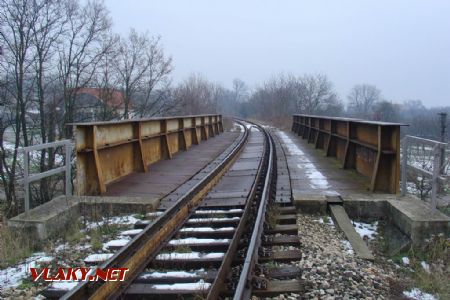 Čachtice, most cez Jablonku