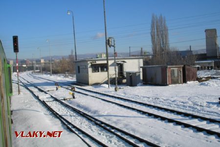 Odbočuje tu ''chrenovecká spojka'' ktorá spája trate 140 a 145 (len nákladná doprava); 19.12.2005 © Jano Gajdoš 