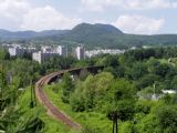 Celkový pohľad na viadukt v smere od Prievidze; 18.6.2006 © Kamil Korecz
