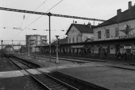 Stanica Štúrovo v roku 1971 © Fortepan / Urbán Tamás