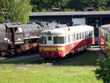 31.07.2004 - Lužná u Rak.: ''singrovka'' 820.056-0 při Výletu parním vlakem © PhDr. Zbyněk Zlinský