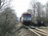 23.02.2008 - odbočka Sudkov: 751.141-3 s nákladním vlakem do Šumperka