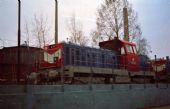 18.03.1998 - Praha Českomoravská 714.230, hotové avšak z důvodu konkurzu nepřevzaté lokomotivy na vlečce ČKD, © Václav Vyskočil
