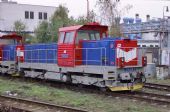 20.10.2001 - Nymburk ŽOS 714.229, již nekopletní lokomotivy po převozu z vlečky ČKD, © Václav Vyskočil