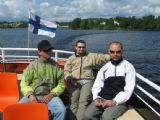 21.06.2008-Savonlinna, jazero Pihlajavesi, veget na lodi © Robert Miklovič