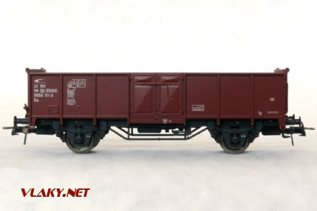 Skutočnosť a model: Vozeň Es spoločnosti ZSSK Cargo