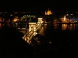 Pohled na osvětlenou Budapešť z Hradu. 7.5.2009 © Aleš Svoboda