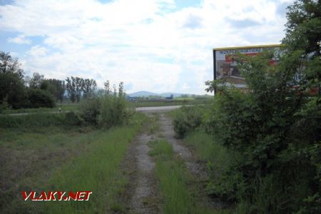 7.5.2010 - Hr. Nový Svet: Pozostatky asfaltovej cesty smerujúcej k štátnej ceste č. 61 © Matej Palkovič