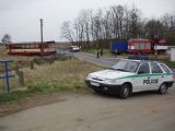 3.4.2003 - Situace po jedné z kolizí na železničním přejezdu © Marek Topič