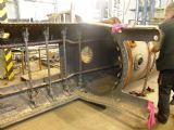 13.10.2011 - Kolín: rozebraný kotel stroje 411.019 ''''Conrad Vorlauf'''' v dílně SEA CZ, a.s. © SŽVJ