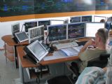 07.04.2012 - Přerov, budova SŽDC - CDP: pracoviště řídícího dispečera v řídícím sále 1 © PhDr. Zbyněk Zlinský