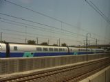 02.08.2012 - TGV 6176: Spoločné stretnutie s protiidúcim TGV v stanici Aix-en-Provence TGV © Martin Kóňa