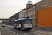 08.10.2013 - Ostrava-Vítkovice: tramvaj ČKD T3R.P č. 949 na lince 3 vjíždí do zastávky Pohraniční © PhDr. Zbyněk Zlinský