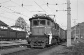 Posunovací lokomotiva 1245.007 ve stanici Steinach-Irding dne 5. 3. 1992 © Pavel Stejskal