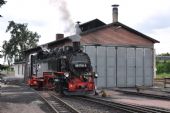 Lokomotiva 99.1789 před depem v Radebeulu (21.6.2014) © Pavel Stejskal