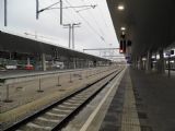 Vídeň: polovina kolejiště hlavního nádraží nebyla v prosinci 2013 ještě dokončená	6.12.2013	 © Jan Přikryl