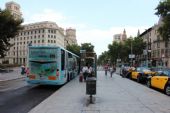 15.06.2014 - Barcelona: Plaça de Catalunya, stanoviště autobusů na letiště © PhDr. Zbyněk Zlinský