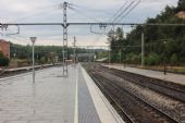 17.06.2014 - Maçanet-Massanes: konec 2. nástupiště ve směru Sils (Girona) © PhDr. Zbyněk Zlinský