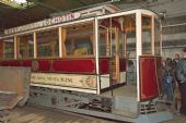 17.02.2015 - Plzeň, vozovna DP: historická tramvaj č. 18 z r. 1899 © Jiří Řechka