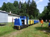 06.07.2015 - Lokomotiva LB Minerals č. 11 se připravuje k odjezdu z Kateřiny zpět do Nového Drahova © Rostislav Kolmačka
