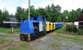 06.07.2015 - Lokomotiva LB Minerals č. 11 se vrací se zvláštním vlakem z Kateřiny zpět do Nového Drahova © Rostislav Kolmačka