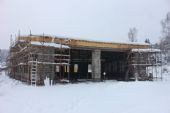 23.01.2016 - Kořenov: pokrok stavebních prácí na rotundě je zjevný zvenčí ... © PhDr. Zbyněk Zlinský
