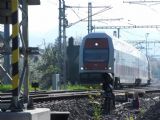 Osobný vlak do Nového Mesta odchádza; 21.4.2016 © František Smatana