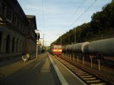 Vlak CNL 458 Canopus přijíždí z Prahy do stanice Bad Schandau, 23.6.2014 © Jan Přikryl