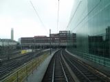 Basel: celkový pohled na kolejiště nádraží SBB z tramvaje u zastávky Peter-Merian, 24.6.2014 © Jan Přikryl