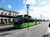 Malmö, 24metrový hybridní bus (plyn a elektřina) zdejší MHD, 4.7.2016 © Jiří Mazal