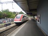Lugano: naklápěcí jednotka řady RABDe 500 SBB přijela jako vlak kategorie ICN z Curychu, 28.6.2014 © Jan Přikryl