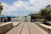 09.06.2016 - Sousse: někdejší spojka k nádraží Grandes Lignes vstupovala do areálu vraty © PhDr. Zbyněk Zlinský