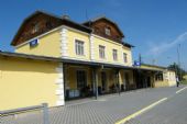 Železniční stanice Telč, 20.8.2016 © Václav Zikán