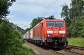 Kontejnerový vlak s lokomotivou DB 189.016 u Krippenu; 8.7.2016 © Pavel Stejskal