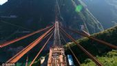 Oceľový most, trať DaLi - RuiLi; 11.2016 © www.chinadaily.com.cn