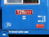 08.10.2005 - Přibyslav: : akce SPŽ - lokomotiva T 211.0777 (700.777-6) - označení a další nápisy © PhDr. Zbyněk Zlinský