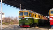 Elektrická lokomotív č. 4054 v múzeu kórejského priemyslu. Pyongyang. Severná Kórea, 2016 © Eugen Takacs