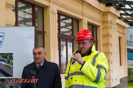 18.04.2017 - Plzeň hl.n.: Jan Zemánek, ředitel stavby, Metrostav © Jiří Řechka
