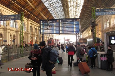 30.12.2016 - Budapešť: nádraží Keleti © Dominik Havel