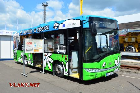 14.6.2017 - Ostrava, Czech Raildays: ODIS bus slúžil na propagáciu verejnej dopravy © Ondrej Krajňák