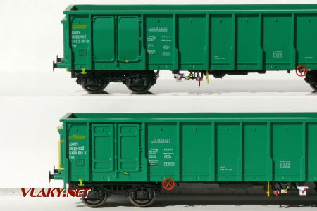Set modelov vozňov radu Eas dopravcu PSŽ © Martin Balkovský