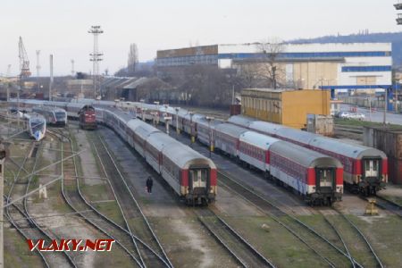 Varna: odstavné nádraží u depa, 31. 3. 2021 © Libor Peltan