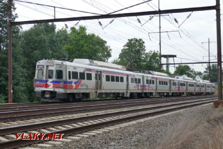 Philadelphia/Darby: souprava Silverliner V, 29. 7. 2022 © Libor Peltan