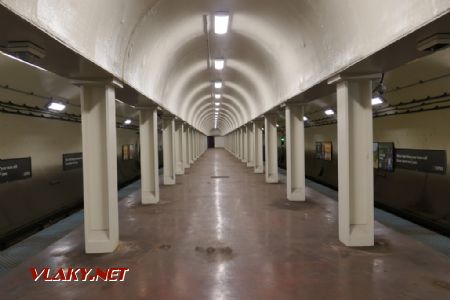 Chicago/Dearborn Street Tunnel/Washington–Monroe: “mezi”-stanice metra v chicagském centru, 26. 7. 2022 © Libor Peltan
