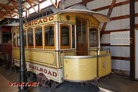 Illinois Railway Museum: koňská tramvaj (John Stephenson Car Company 1859), 26. 7. 2022 © Libor Peltan
