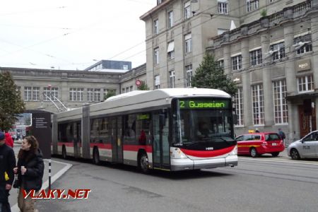 St. Gallen, trolejbus Hess BGGT-N2C, 30.9.2022, © Jiří Mazal