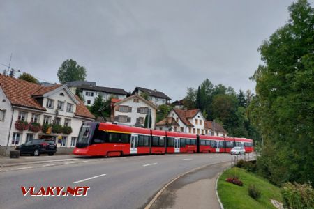Trogen, odjezd tramvaje do St.Gallen, 30.9.2022, © Tomáš Kraus